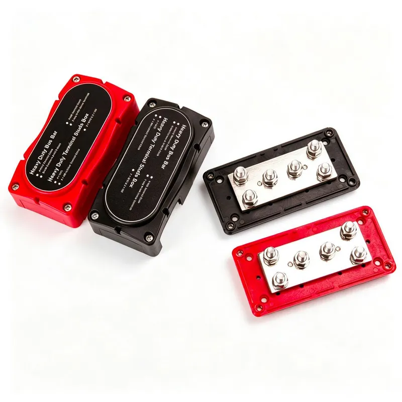 400A Bus Bar with Cover 48VDC – 1 Pair