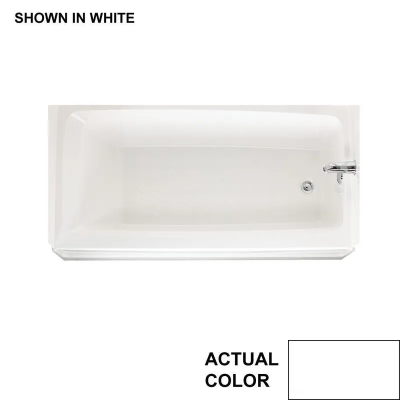 Swan Corporation BT03060RD.010 Veritek 30 x 60 in. Soaker Alcove Bathtub with Right Drain