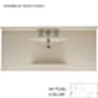 Swan CV02249.035 Vanity Top 22X49 Arctic Grnt Contour