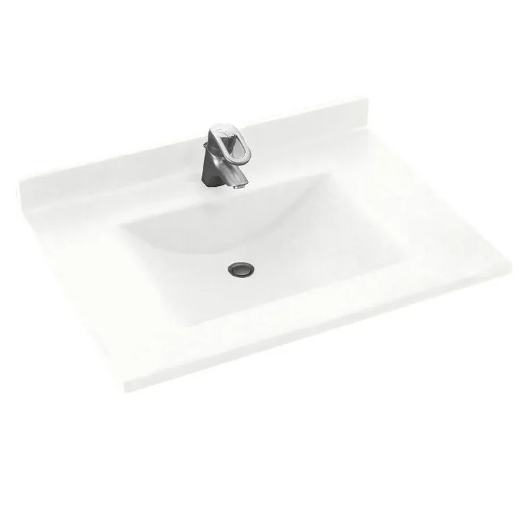 Swan CV02237.040 Vanity Top 22X37 Bermuda Sand Contour