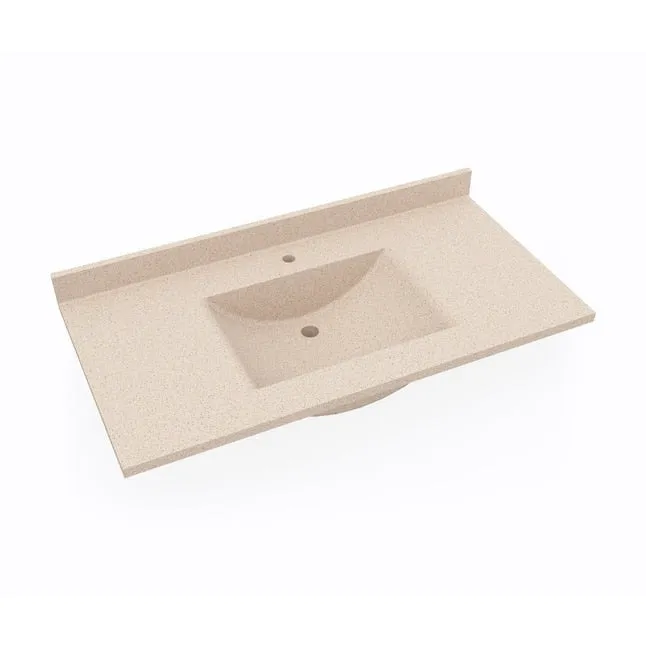 Swan CV02243.040 Vanity Top 22x43 Bermuda Sand Contour