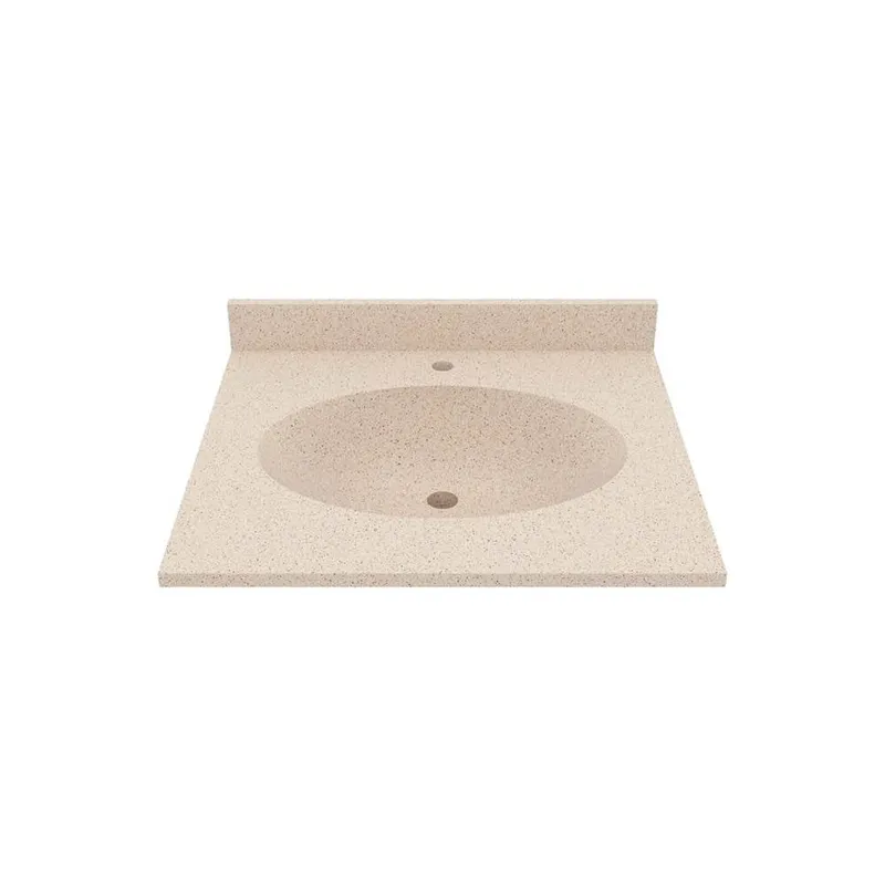Swan CH02225.040 Vanity Top 22-1/2X25 Bermuda Sand SGL BWL
