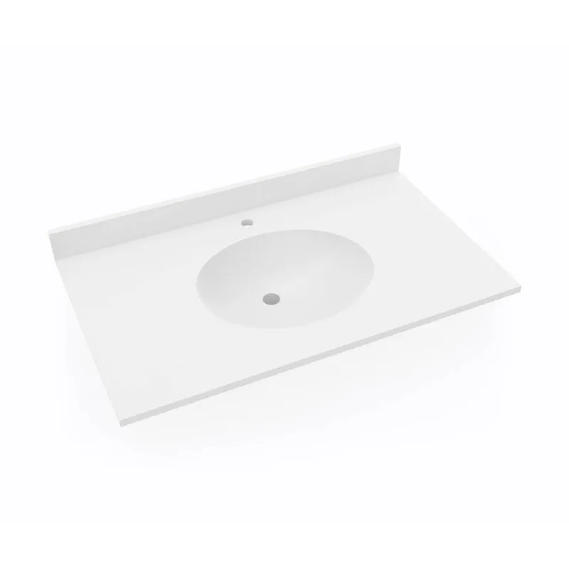 Swan VT01937.010 Vanity Top 19X37 Single Bowl