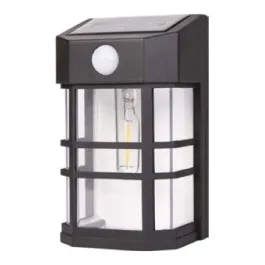 Sylvania Solar Powered LED Wall Sconce - Occupancy Sensor - 3000K - 100 Lumens