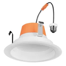 Sylvania LEDVANCE RT 4" LED Retrofit Downlight - 7W - Baffle Reflector - CCT Selectable - 650 Lumens - 120V