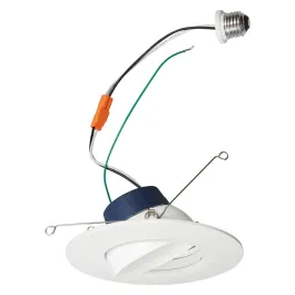 Sylvania 5/6" 8W Hi-Performance LED Gimbal Retrofit Downlight - CCT Selectable - 725 Lumens - 120V