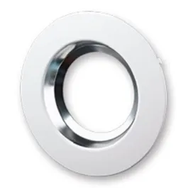 Sylvania Trim Ring for 8" Retrofit Downlight - White Trim / Aluminum Inner Trim