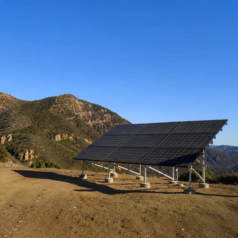 Tamarack Solar Ground Mount – Kit C-2IN – 4 Module – 0 Posts – 2-IN Pipe – 90835-A