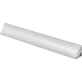 Task Lighting 48" Angled Aluminum Mounting Channel for LED Tape Light - Frosted Lens