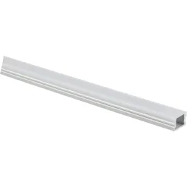 Task Lighting 90" Flat Aluminum Mounting Channel for LED Tape Light - Frosted Lens