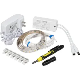 Task Lighting 60" Vanity Night Light Kit - Tape Light w/ Doppler Motion Sensor Switch - 4000K - 120 Lumens / FT - 12V
