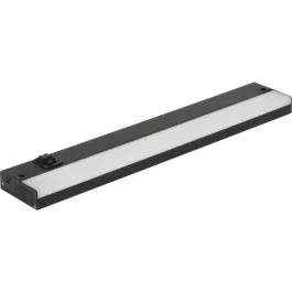 Task Lighting 9.5W 18" LED Under Cabinet Light - CCT Selectable - 700 Lumens - 120V - Black