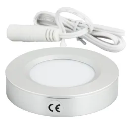 Task Lighting 3W LED Puck Light - 4000K - 180 Lumens - 12V - Brushed Aluminum