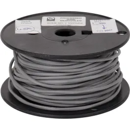 Task Lighting 100' Solid Connection Wire - 20 Gauge - Gray