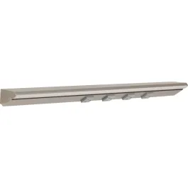 Task Lighting 24.5" 12W Lighted Power Strip - 4 Receptacles - 3000K - 1,200 Lumens - 12V - Satin Nickel