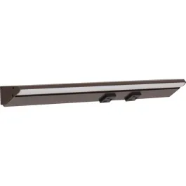 Task Lighting 18.5" 9W Lighted Power Strip - 2 Receptacles - 2700K - 900 Lumens - 12V - Bronze