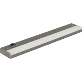 Task Lighting 9.5W 18" LED Under Cabinet Light - CCT Selectable - 700 Lumens - 120V - Dark Silver