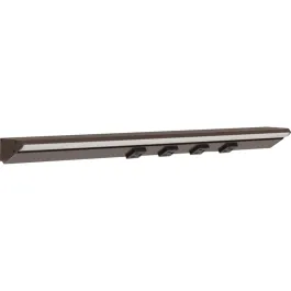 Task Lighting 24.5" 12W Lighted Power Strip - 4 Receptacles - 2700K - 1,200 Lumens - 12V - Bronze