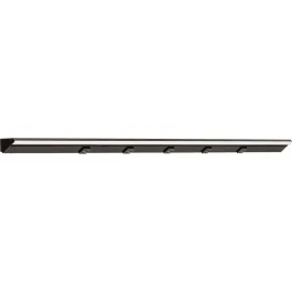 Task Lighting 48.5" 24W Lighted Power Strip - 5 Receptacles - 3000K - 2,400 Lumens - 12V - Black