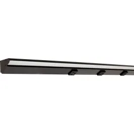 Task Lighting 42.5" 21W Lighted Power Strip - 5 Receptacles - 3000K - 2,100 Lumens - 12V - Black