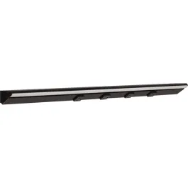 Task Lighting 30.5" 15W Lighted Power Strip - 4 Receptacles - 3000K - 1,500 Lumens - 12V - Black