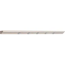 Task Lighting 48.5" 24W Lighted Power Strip - 5 Receptacles - 5000K - 2,400 Lumens - 12V - Satin Nickel