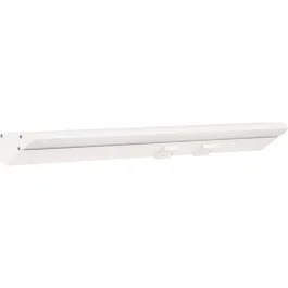 Task Lighting 18.5" 9W Lighted Power Strip - 2 Receptacles - 5000K - 900 Lumens - 12V - White