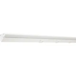 Task Lighting 42.5" 21W Lighted Power Strip - 5 Receptacles - 2700K - 2,100 Lumens - 12V - White
