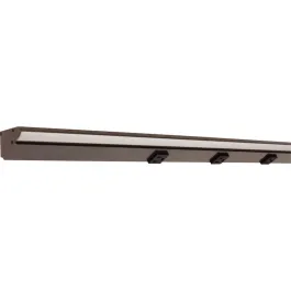 Task Lighting 42.5" 21W Lighted Power Strip - 5 Receptacles - 2700K - 2,100 Lumens - 12V - Bronze