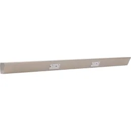 Task Lighting 36" Angled Power Strip - 2 Gray Duplex Receptacles - Satin Nickel