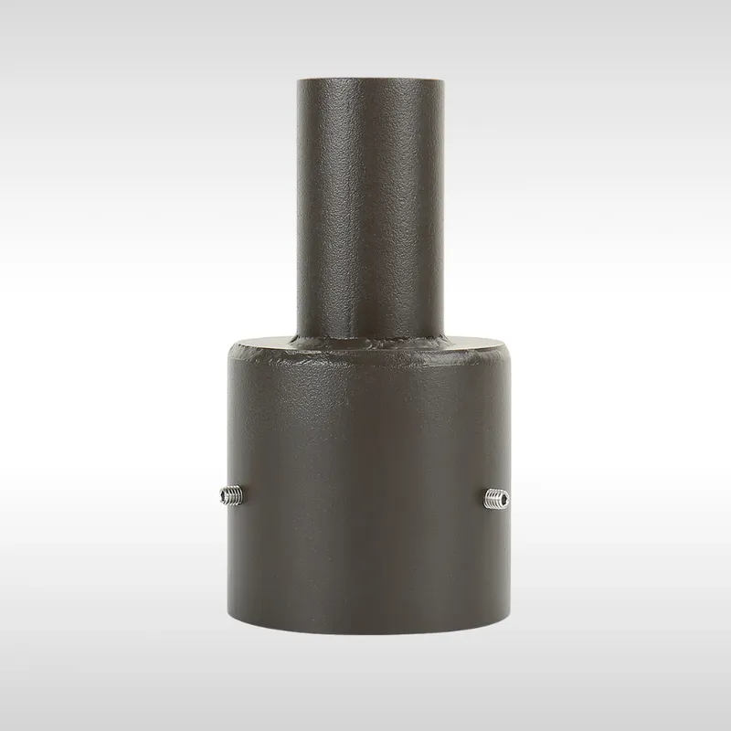 4" Round Pole Mount Tenon Reducer