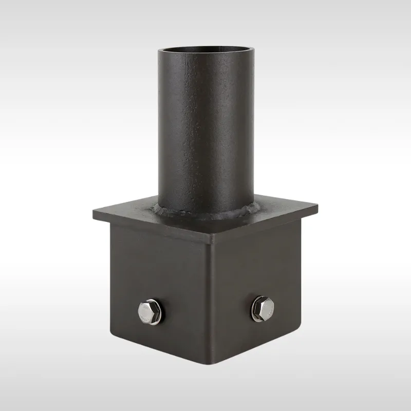 4" Square Pole Mount Tenon Adapter