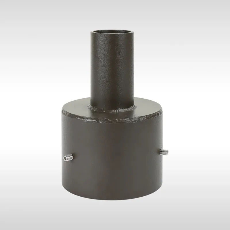 5" Round Pole Mount Tenon Reducer