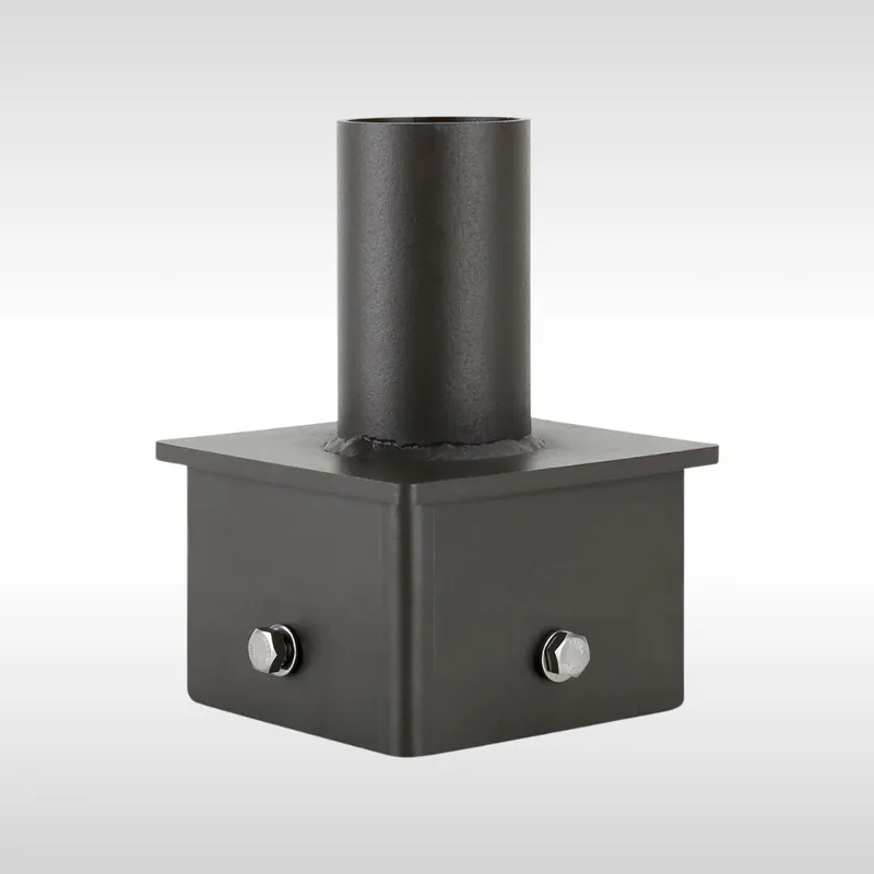 5" Square Pole Mount Tenon Adapter