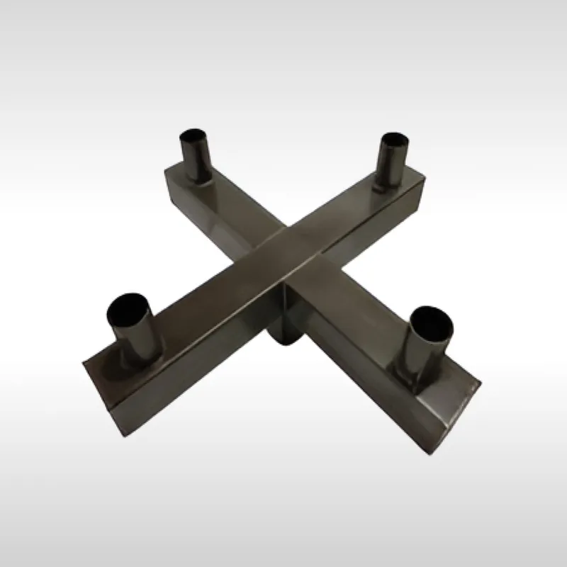 BullHorn Bracket Four Arms 90 Degree for Square Pole