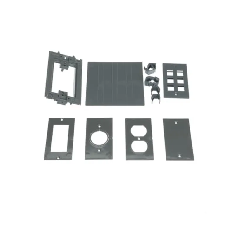 Floor Box Cover Kit, 1-Gang, Cover Type: Multi-Device, Non-Metallic