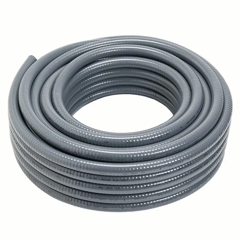 Liquidtight Flexible Conduit, Non-Metallic, 3/4", Gray, 100' Coil