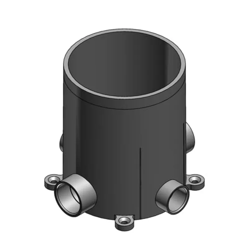 Round Floor Box, Diameter 5", Depth 6", PVC