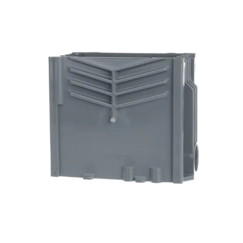 Rectangular Floor Box, 1-Gang, Depth: 6", Non-Metallic