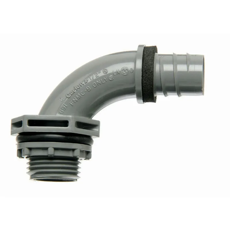Liquidtight Connector, 90°, 1", Non-Metallic