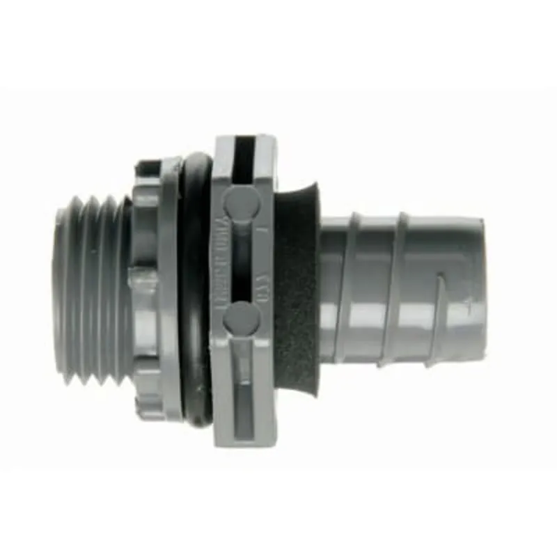 Liquidtight Connector, straight, 1/2", Non-Metallic