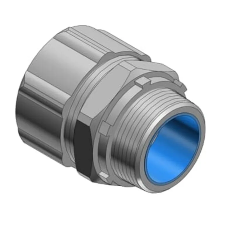 Liquidtight Connector, Straight, 1", Insulated, Steel
