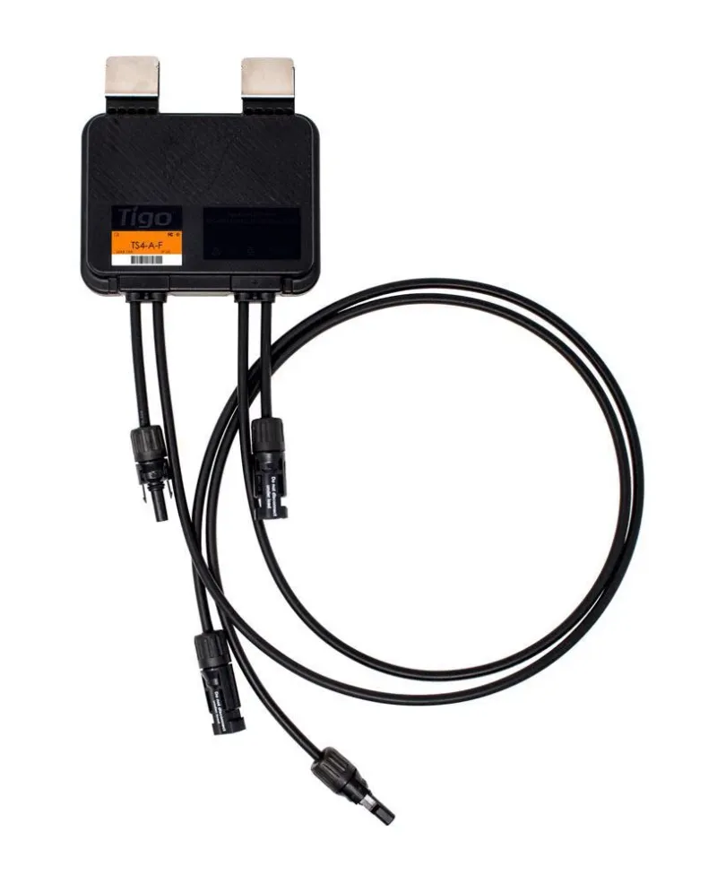 Tigo TS4-A-F Rapid Shutdown – 20A (Isc), 700W, 1500VUL/1000VIEC, 0.12/1.2M Cable, MC4