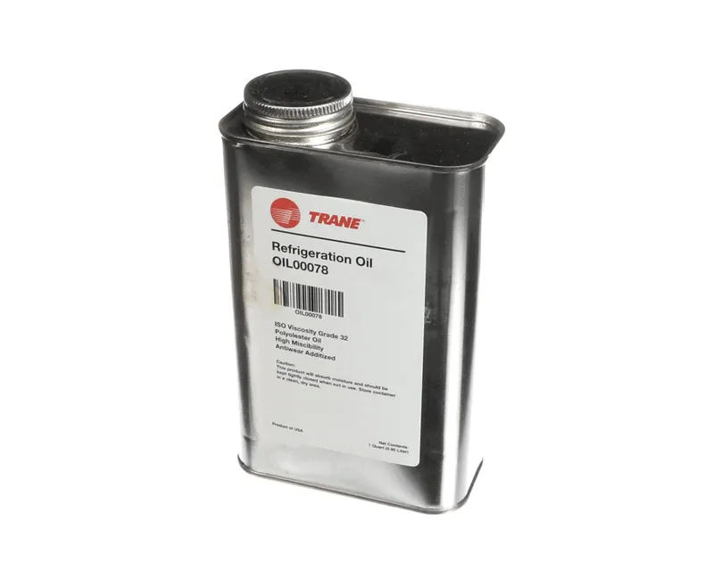Trane OIL0078 Oil, Refrigeration Lubricant 1 Quart REPLACEMENT OIL0078