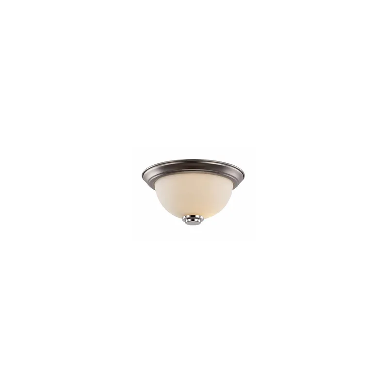 Mod Pod 1 Light 12 inch Brushed Nickel Flushmount Ceiling Light