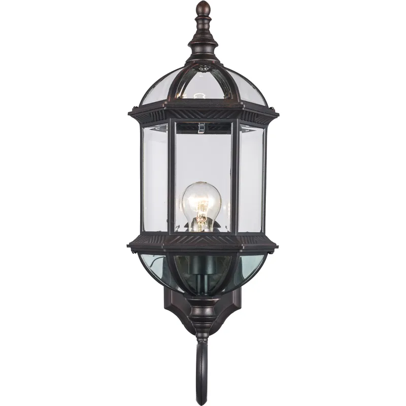 Botanica 1 Light 22 inch Rust Outdoor Wall Lantern