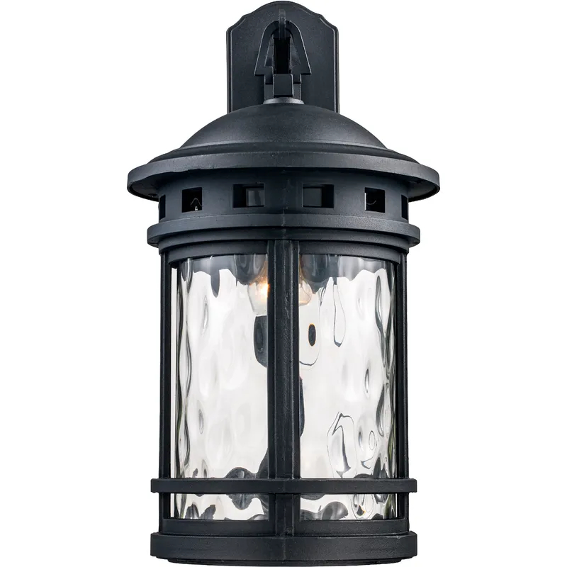 Boardwalk 1 Light 20 inch Black Outdoor Wall Lantern
