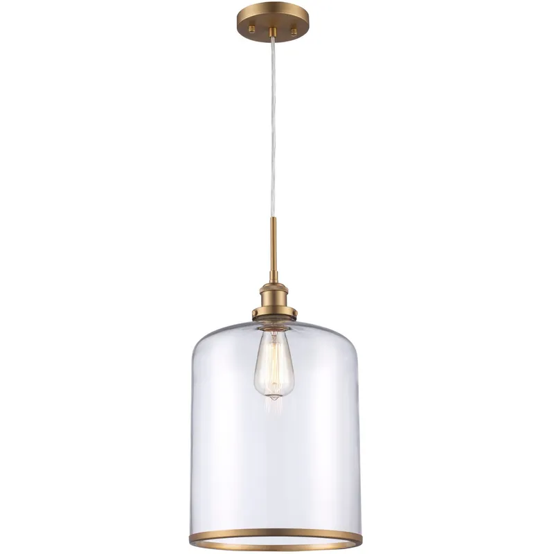 Dorina 1 Light 10.35 inch Antique Gold Jar Pendant Ceiling Light