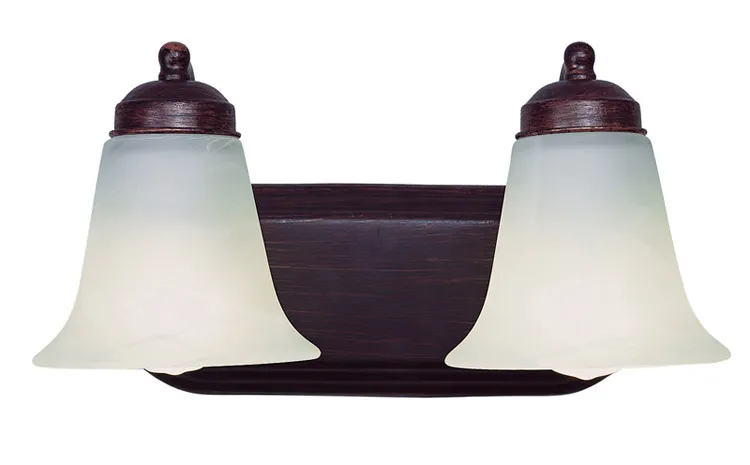 Rusty 2 Light 14 inch Rubbed Oil Bronze Vanity Bar Wall Light
