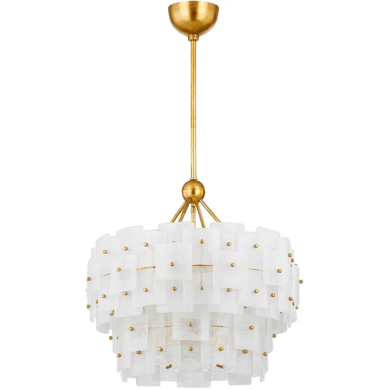 Jacik 6 Light 24 inch Vintage Gold Leaf Chandelier Ceiling Light